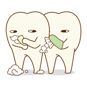歯のブラッシング